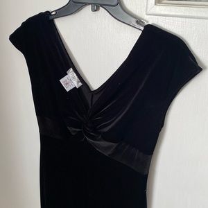 Maggy L Black Velvet Dress